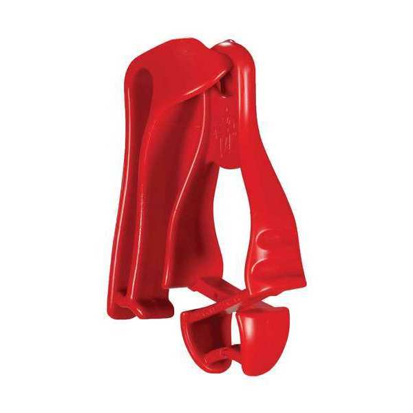 Glove Clip, Red, 4 In.