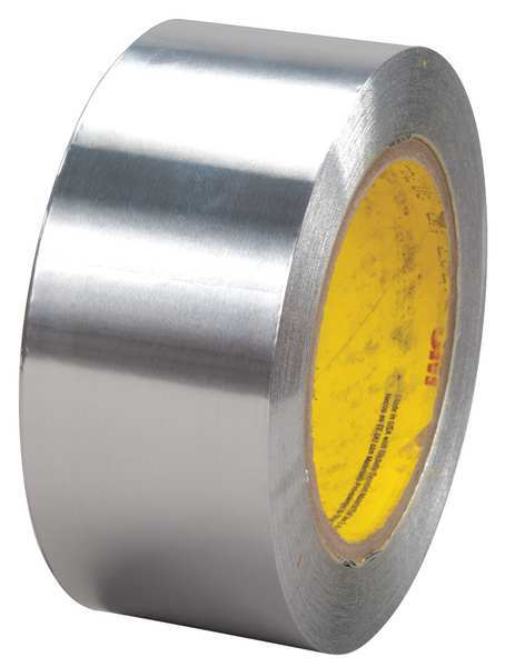 Self Wound Foil Tape, 3 in x 60 yd, Silver