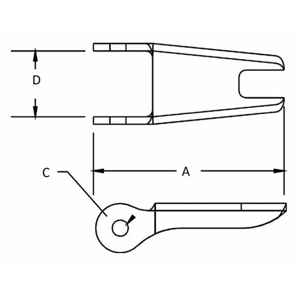 Latch Kit, Steel, 5-3/16 in., 1-1/2 in.