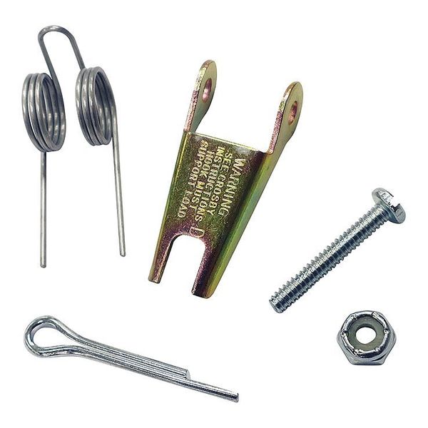 Latch Kit, Steel, 1-15/32 in., 1/2 in.
