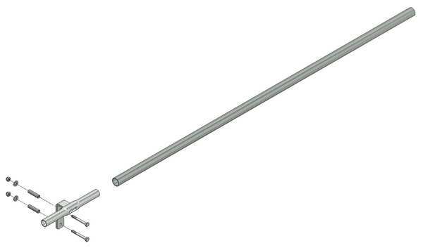 Track Section, 3 ft., Steel