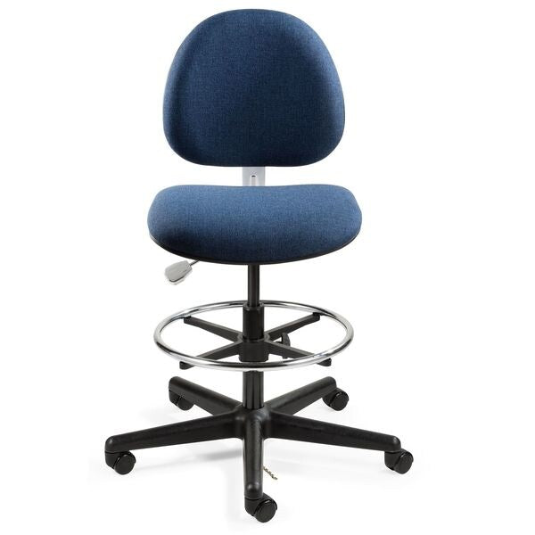 Task Chairs, 24 in to 34 in Height, Navy Blue