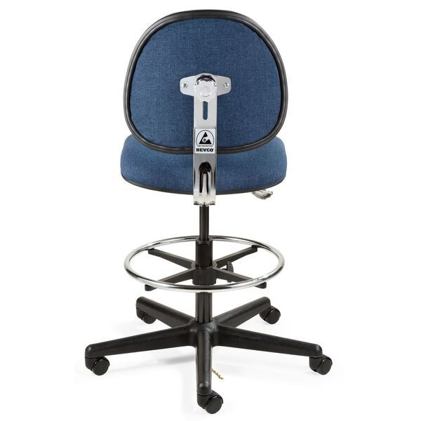 Task Chairs, 24 in to 34 in Height, Navy Blue