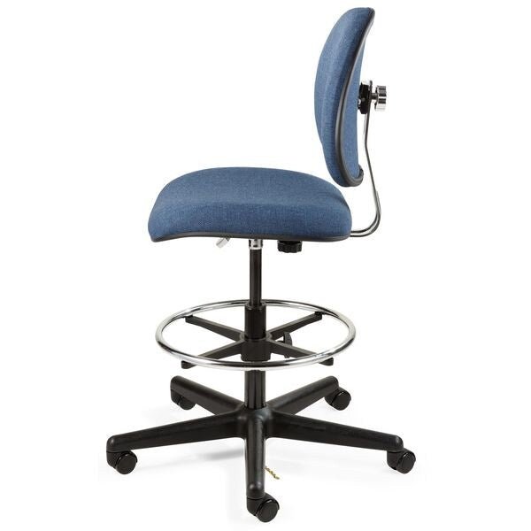 Task Chairs, 24 in to 34 in Height, Navy Blue