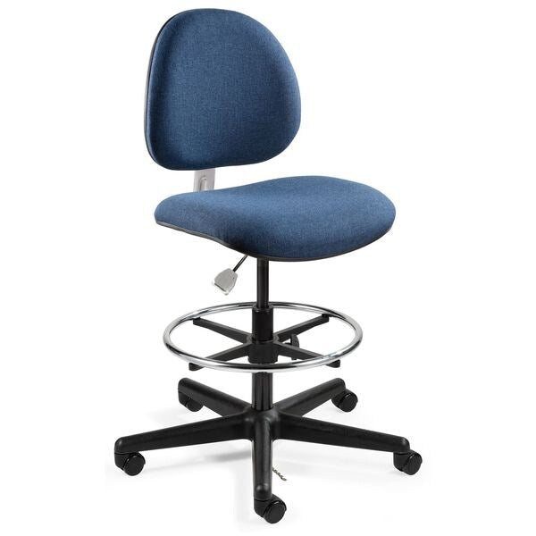 Task Chairs, 24 in to 34 in Height, Navy Blue