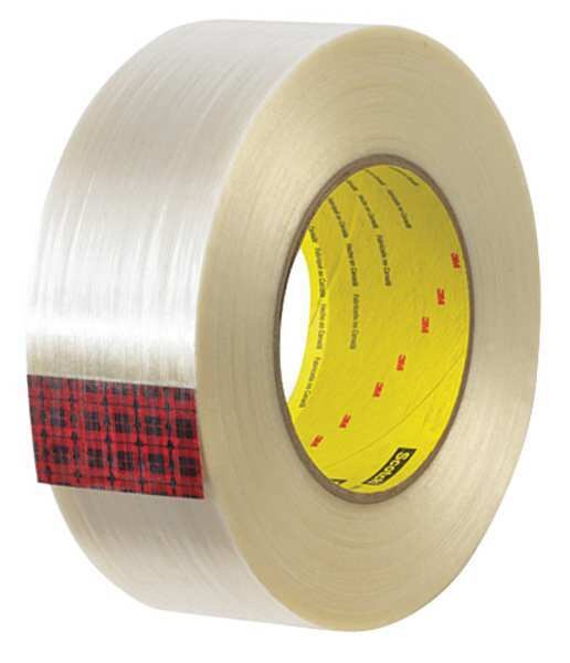 Filament Tape, Clear, 11/16inx 60 yd, PK48