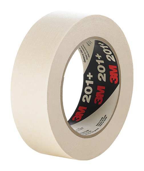 Masking Tape, Tan, 1-13/32 in x 60yd, PK24