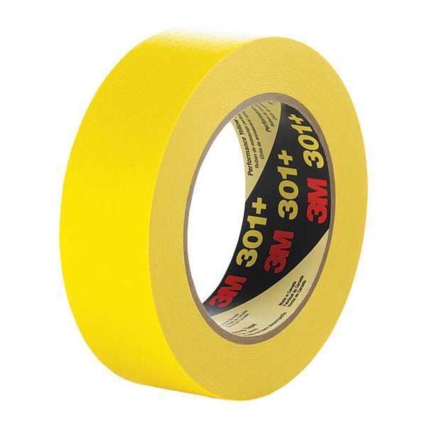 Masking Tape, Yellow, 1-7/8in x 60yd, PK24