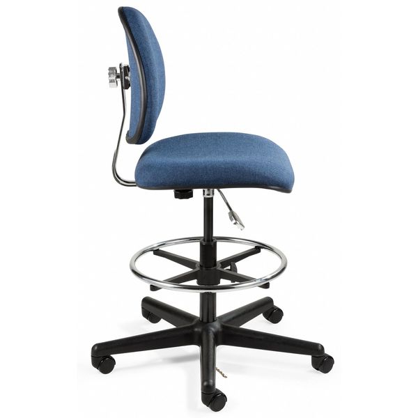 Task Chairs, 21 in to 28-1/2 in Height, Navy Blue