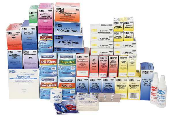 Refill First Aid Kit Refill, Cardboard, 150 Person
