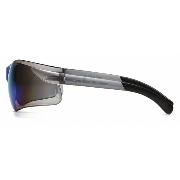 Safety Glasses, Traditional Gold Mirror Polycarbonate Lens, Scratch-Resistant