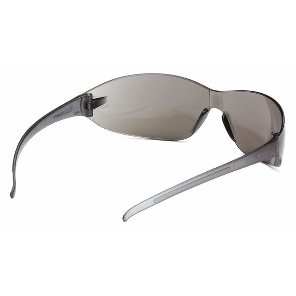 Safety Glasses, Traditional Silver Mirror Polycarbonate Lens, Scratch-Resistant