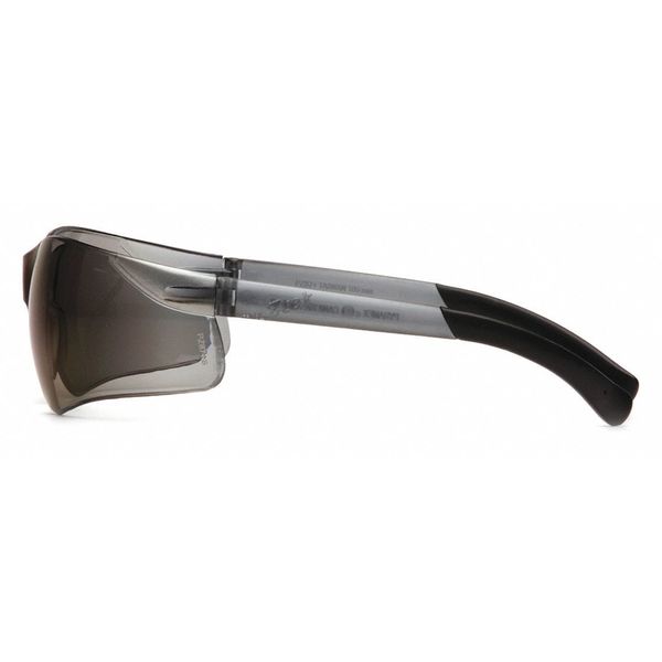Safety Glasses, Traditional Blue Mirror Polycarbonate Lens, Scratch-Resistant