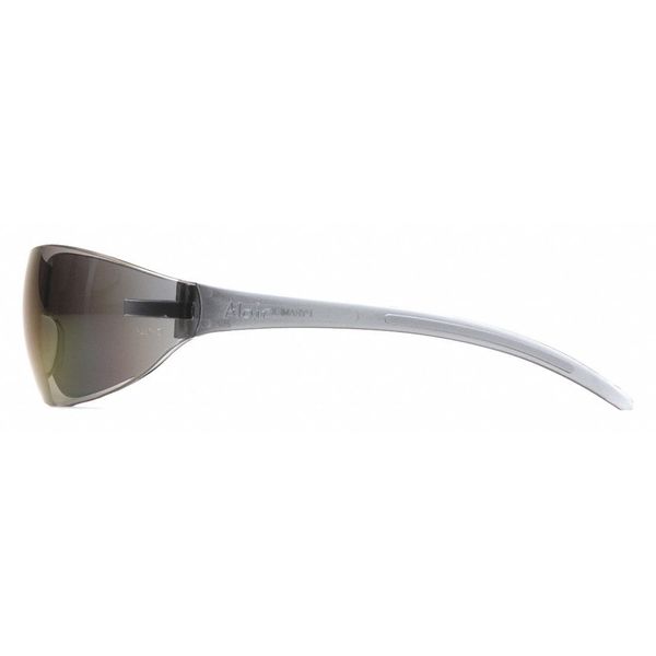 Safety Glasses, Traditional Blue Mirror Polycarbonate Lens, Scratch-Resistant