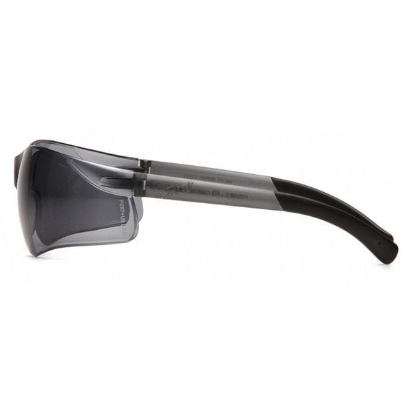 Safety Glasses, Traditional Gray Polycarbonate Lens, Anti-Fog