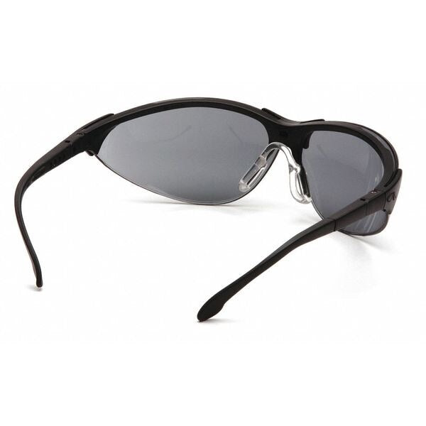 Safety Glasses, Traditional Gray Polycarbonate Lens, Anti-Fog, Scratch-Resistant