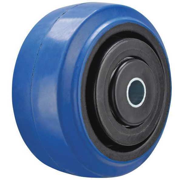 Caster Wheel, Rubber, 4 in. Dia., 400 lb.