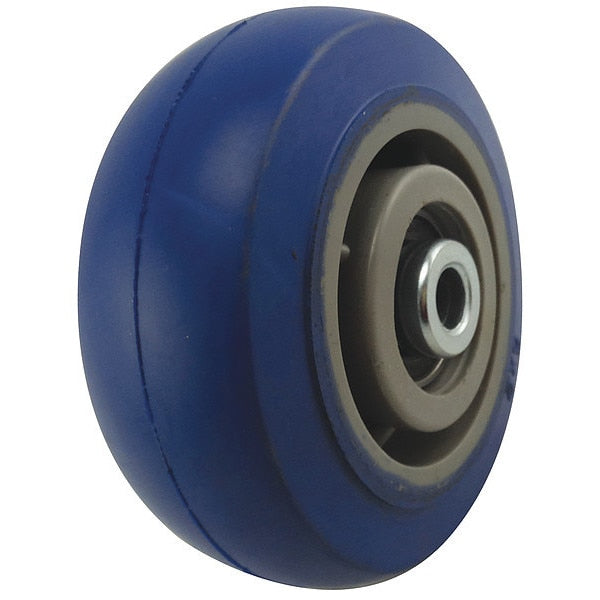 Caster Wheel, Rubber, 5 in. Dia., 500 lb.