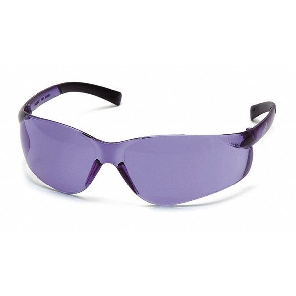 Safety Glasses, Purple Polycarbonate Lens, Scratch-Resistant