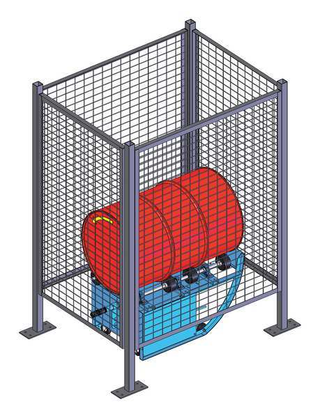 Safety Enclosure, 52inLx40inWx74inH