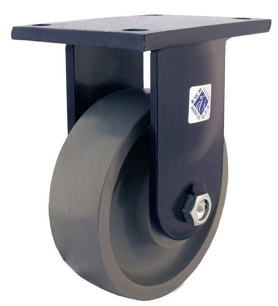 Rigid Plate Caster, Nylon, 6 in., 10000 lb.