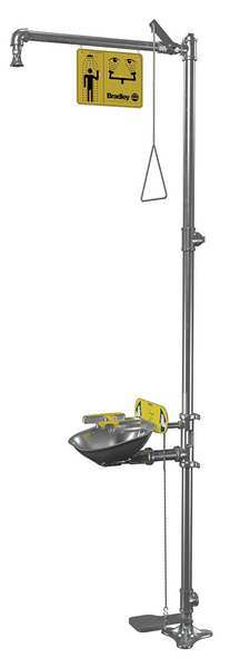 Halo Shower with Face/Eyewash, 26-13/16inW