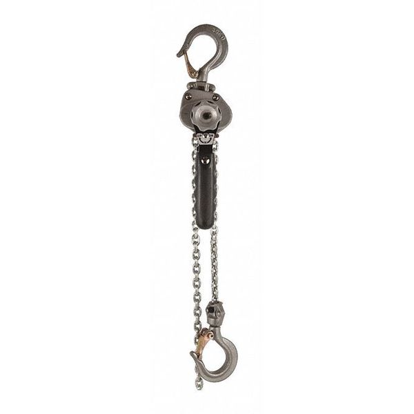 Compact Lever Hoist 10FT Chain 0.25 Ton, 500 lb. Load Capacity, 10 ft Hoist Lift