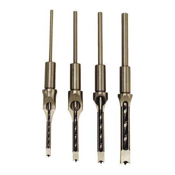 Premium Mortise Chisel Bit, Set of 4