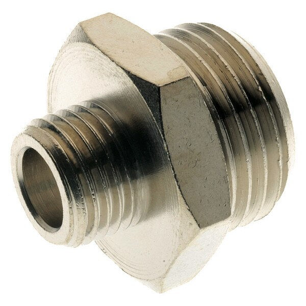 Pipe Reducing Nipple, 3/8 x 1/2, PK5