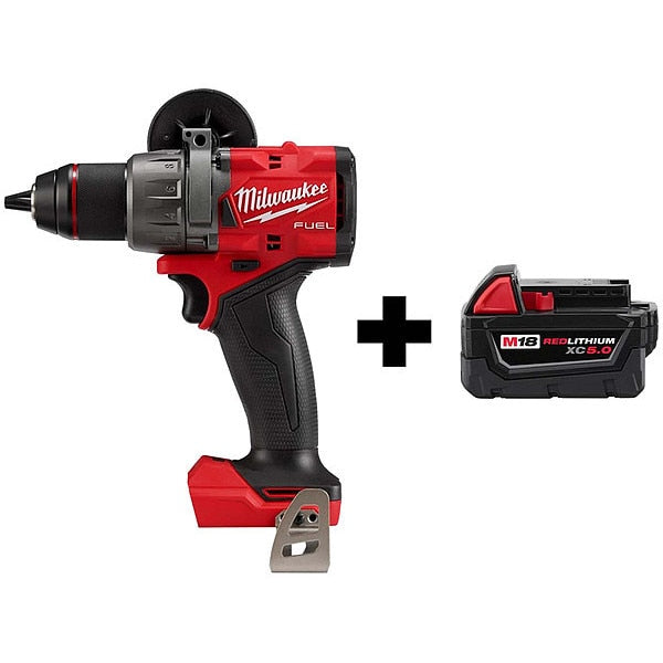 Drill/Driver and Battery, 2100RPM, 18V DC