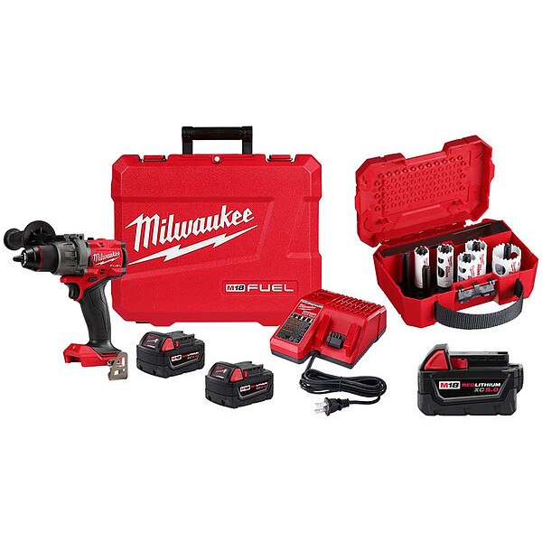 Drill/Driver Kit, Keyless, 18V DC, 3.3 lb
