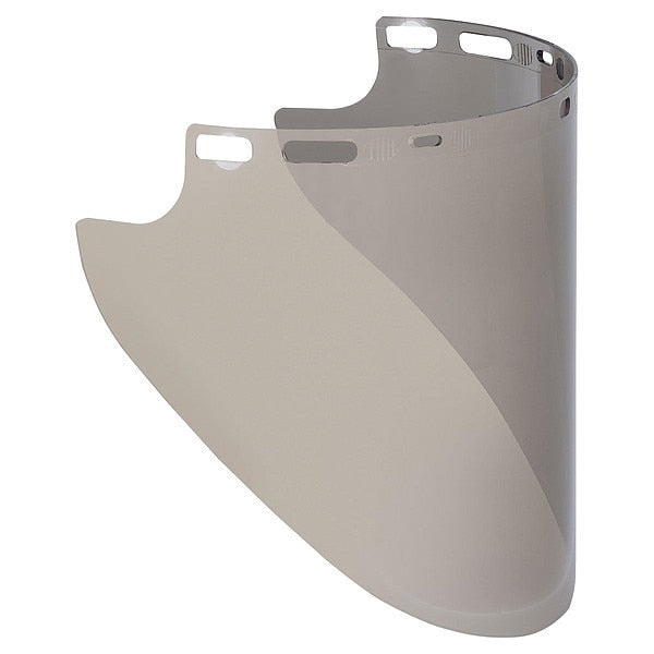 Face Shield Visor, PC, Gray, 0.08