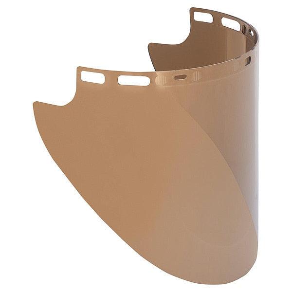 Face Shield Visor, PC, Gold, 0.08