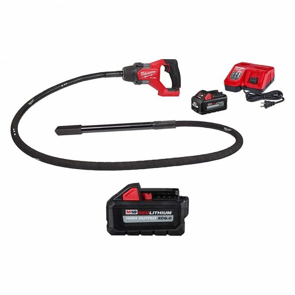 Vibrator Kit and Battery, 18V, 8 ft Shaft