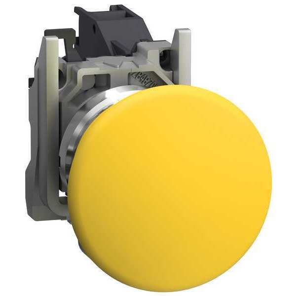 Push Button, 22 mm, 1 NO, Yellow