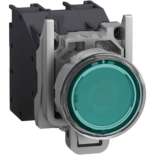 Push Button, 22 mm, 1NO, Green