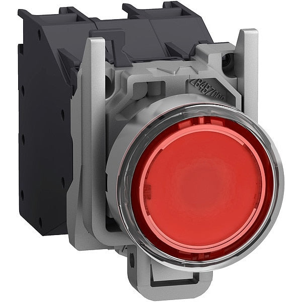 Push Button, 22 mm, 1NO, Red