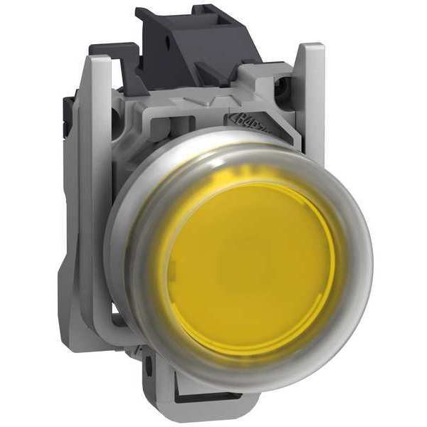 PushButton with Boot, 22 mm, 1 NO, Yellow