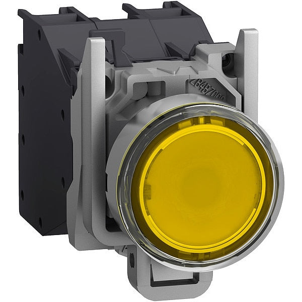 Push Button, 22 mm, 1NO, Yellow