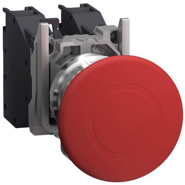 Emergency Stop Push-Button, 22mm, 1NO/1NC, Red