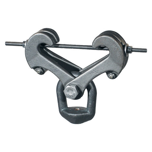 Beam Clamp, Tong w/Eyenut, 5/8