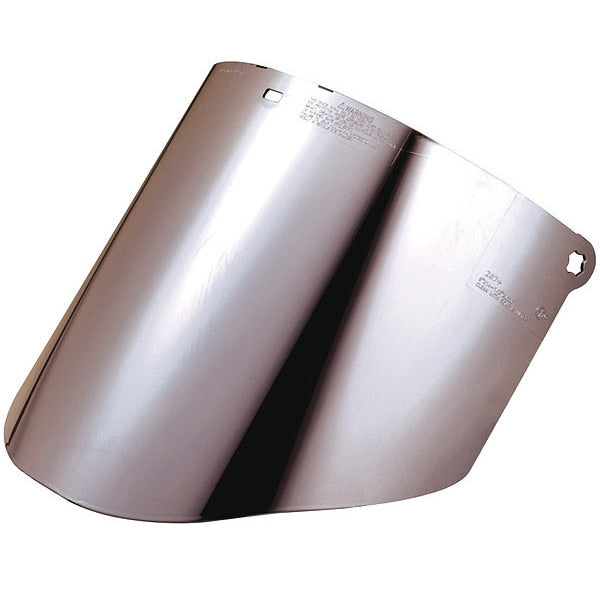 Faceshield Wndw, Alumi PC Mold, Clear, PK10