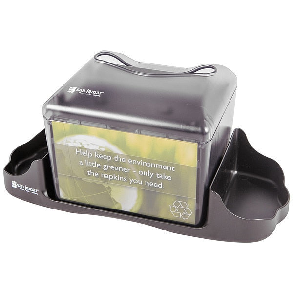 Napkin Dspr, 6 1/8in D, 6 1/4 in H, Black