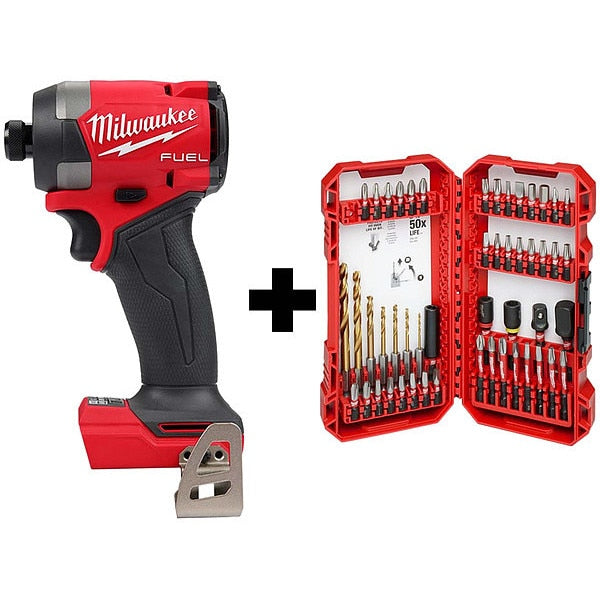 Impact Driver and Bit Set, 5.0Ah, 18.0V