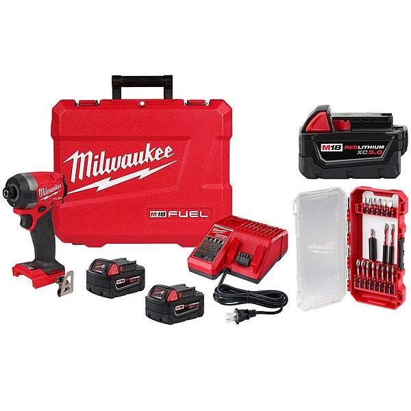 Impact Driver Kit, 18 V, 100 dB, 2.55 lb