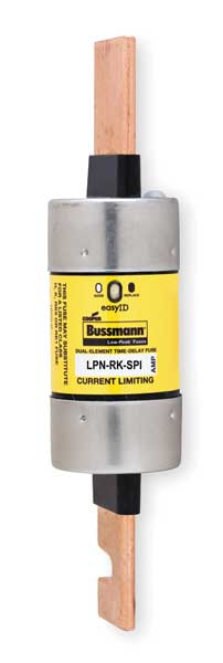 Fuse, Time Delay, 150A, LPN-RK-SPI Series, 250V AC, 250V DC, 7-1/8