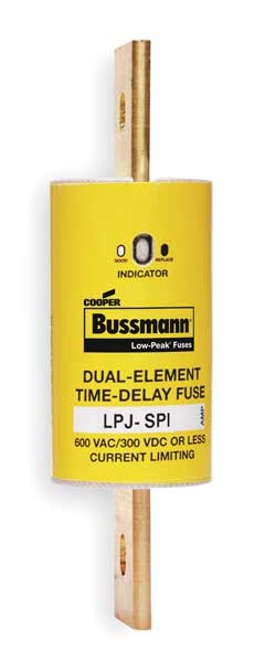 Fuse, Time Delay, 500A, LPJ-I Series, 600V AC, 300V DC, 8
