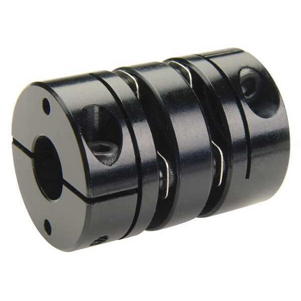Coupling, Double Disc Clamp, Bore 8x6 mm