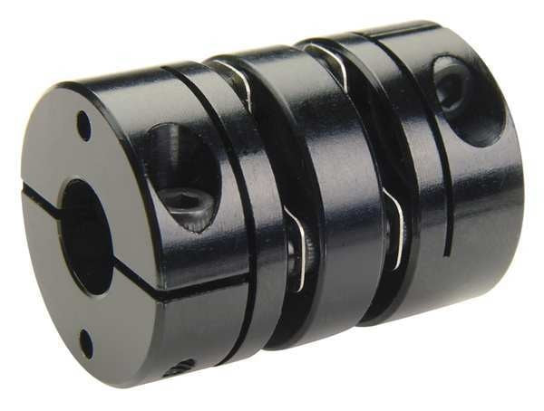 Coupling, Double Disc Clamp, Bore 8x8 mm