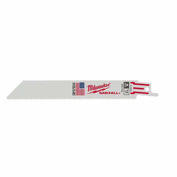 6 in 14 TPI SAWZALL Blades, 50 Pack